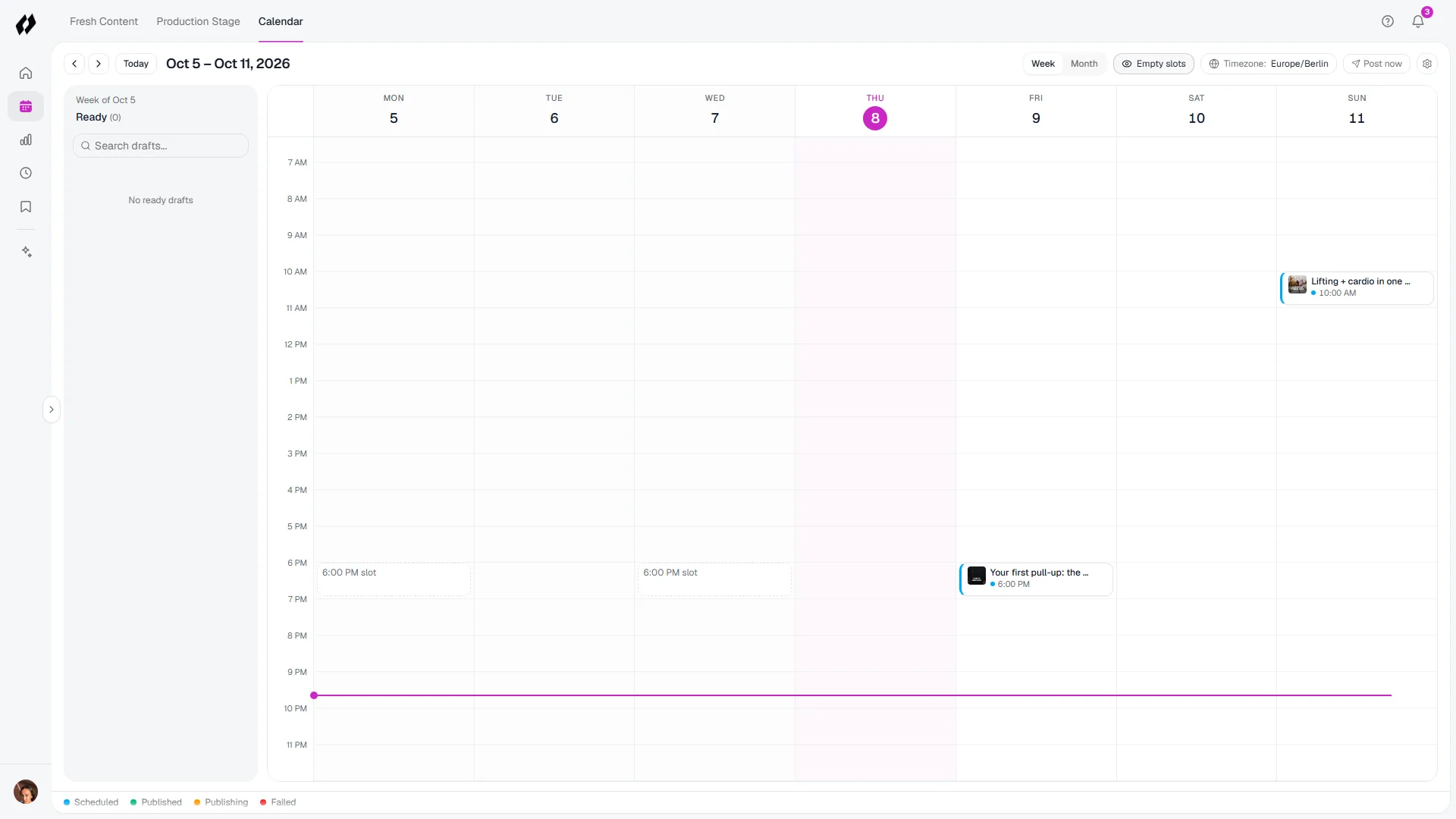 Gramly scheduling
